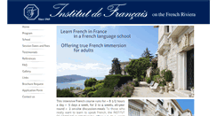 Desktop Screenshot of institutdefrancais.com